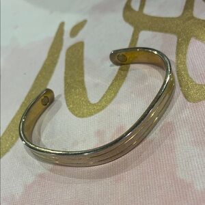 Gold-Tone Open Cuff Bracelet